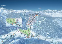 Arvieux Ski Trail Map