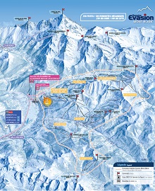 Evasion Mont Blanc Boundary Map