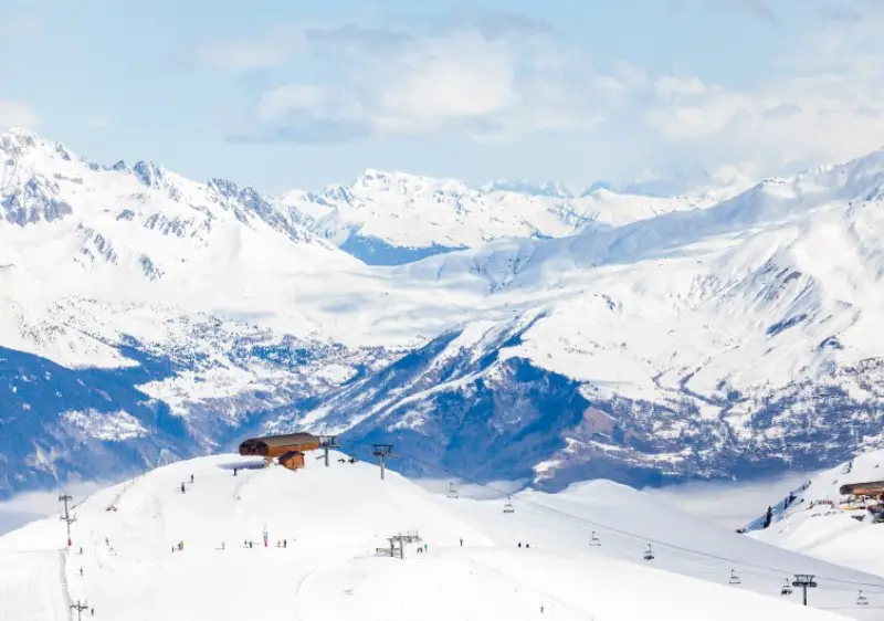 Les Sybelles ski resort France