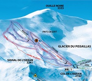 Val d’Isere Summer Ski Trail Map