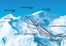 Val d’Isere Summer Ski Trail Map