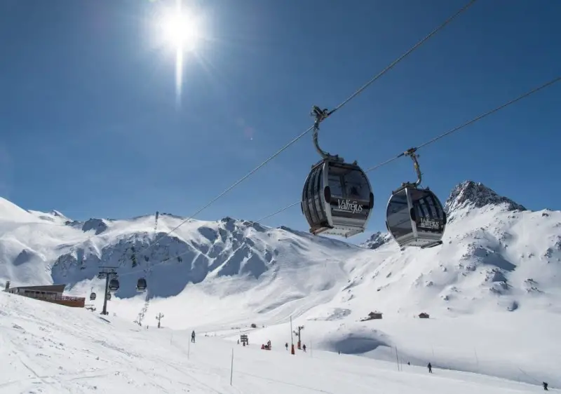 Valfrejus ski resort, France