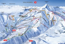 Valmorel Ski Trail Map