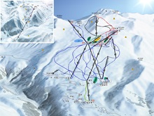 Gudauri Ski Trail Map