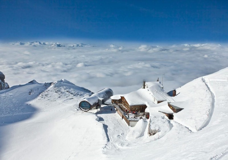Mittenwald ski areas include the wild Dammkar off-piste route from the Karwendel cable car