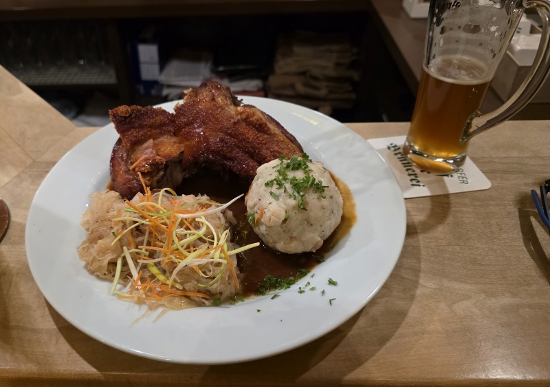 Dampfbierbrauerei food - yum!