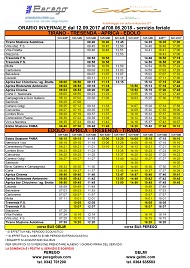Tirano - Aprica - Edolo bus timetable