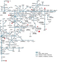  Northern Dolomites Transport Map