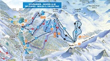  Schöneben Belpiano Ski Trail Map