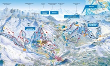  Two Country (Zwei Lander) Ski Arena Map