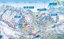  Two Lands (Zwei Lander) Ski Arena Map