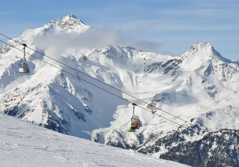 Bormio ski resort Italy.