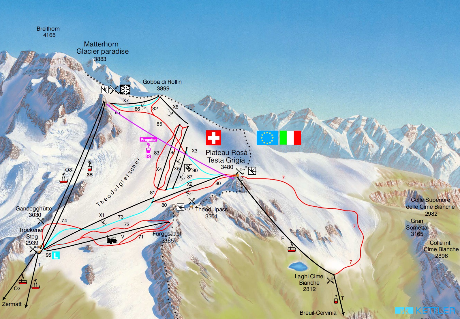 Cervinia Skiing & Snowboarding | Ski Lifts, Terrain, Lift Passes