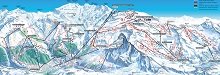 Cervinia - Zermatt Ski Trail Map
