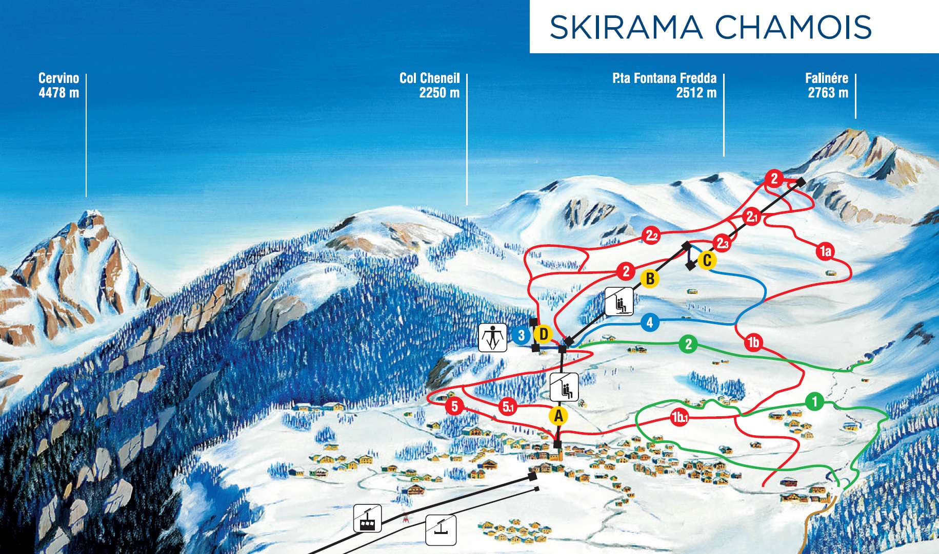 Chamois Ski Resort Info Guide  Chamois, Aosta Valley, Italy Review