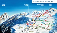 Chamois Ski Trail & Piste Map