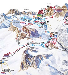 Cinque Torri Trail Map