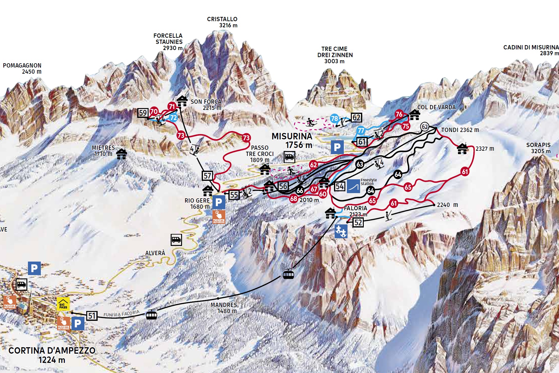 Milan Cortina Italy Map