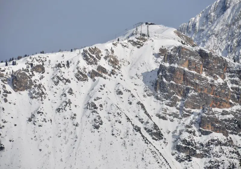 The classic steeps below Faloria at Cortina d