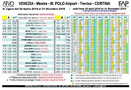 Venice - Cortina bus timetable