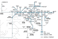 Dolomites - Cortina Public Transport Map