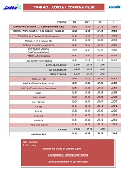  Turin Courmayeur Bus Timetable 
