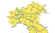 Northern Italy Railway Map 