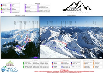 Lizzola Ski Trail Map