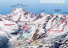  Macugnaga Ski Trail Map