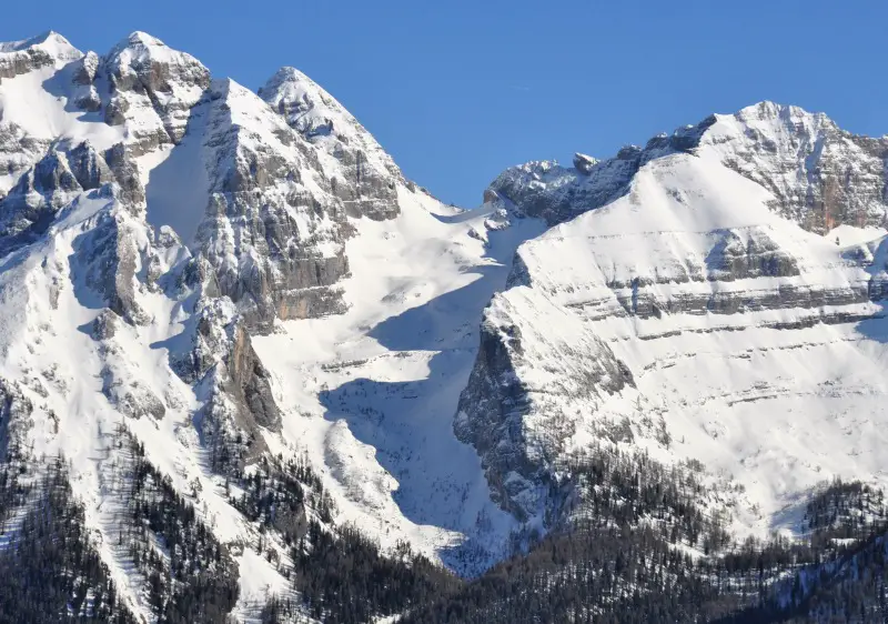Brenta Dolomites classic backcountry descent in the Val Gelada