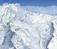 Alagna Monterosa Freeride Ski Route Map