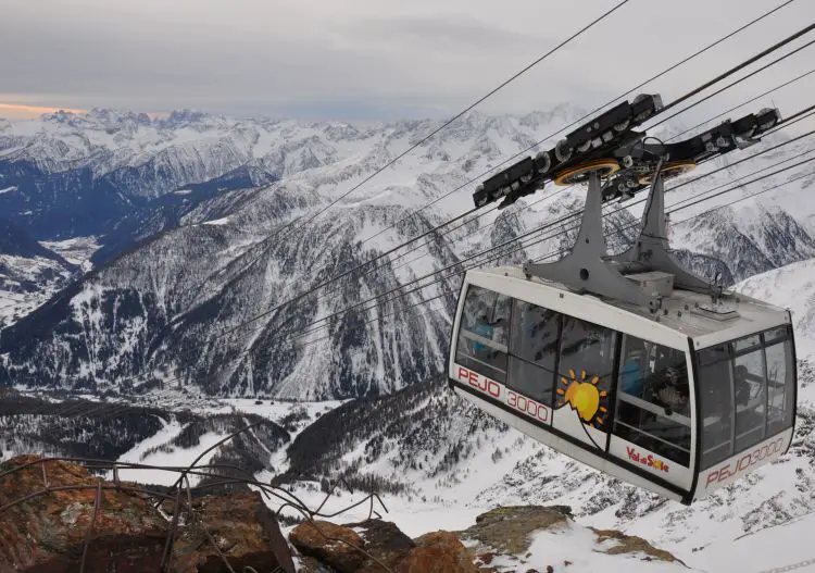 Pejo ski resort, Italy.