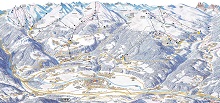 Gitschberg Jochtal, Brixen Plose Ski Trail Map
