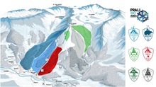 Prali Freeride Ski Zones Map