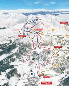 Reinswald Ski Trail Map