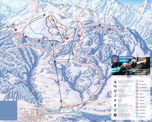 Monte Cavallo Rosskopf Ski Trail Map