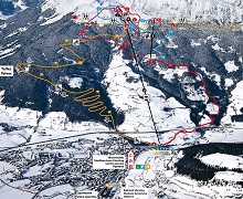 Rosskopf Monte Cavallo Ski Trail Map