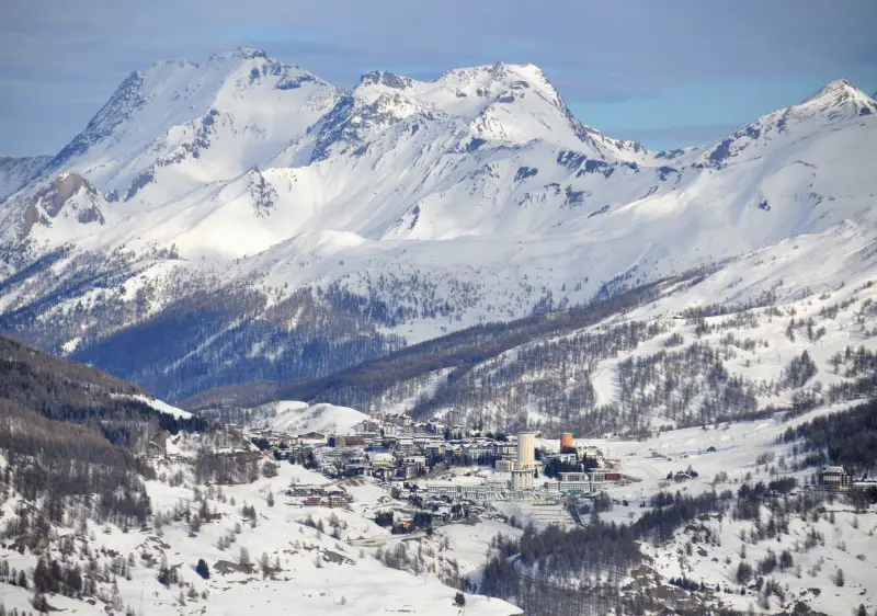 Sestriere ski resort, Italy