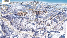 Skirama Dolomiti Ski Resorts Map