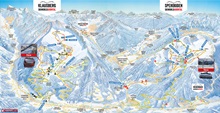 Skiworld Ahrntal Klausberg-Speikboden Ski Trail Map