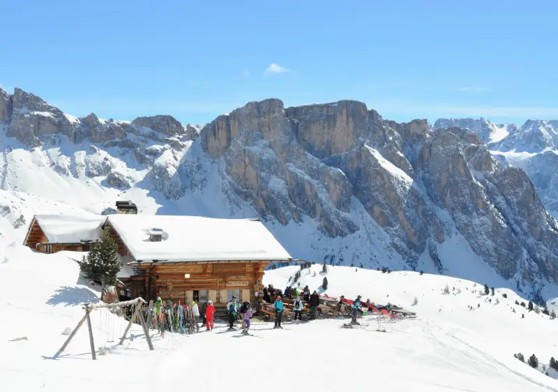 Val Gardena has some the Dolomites best views & best rifugio accommodation