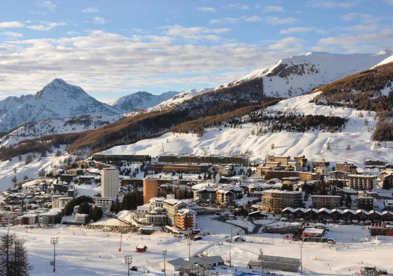 Sestriere is the best known & most snow-sure ski village in Via Lattea