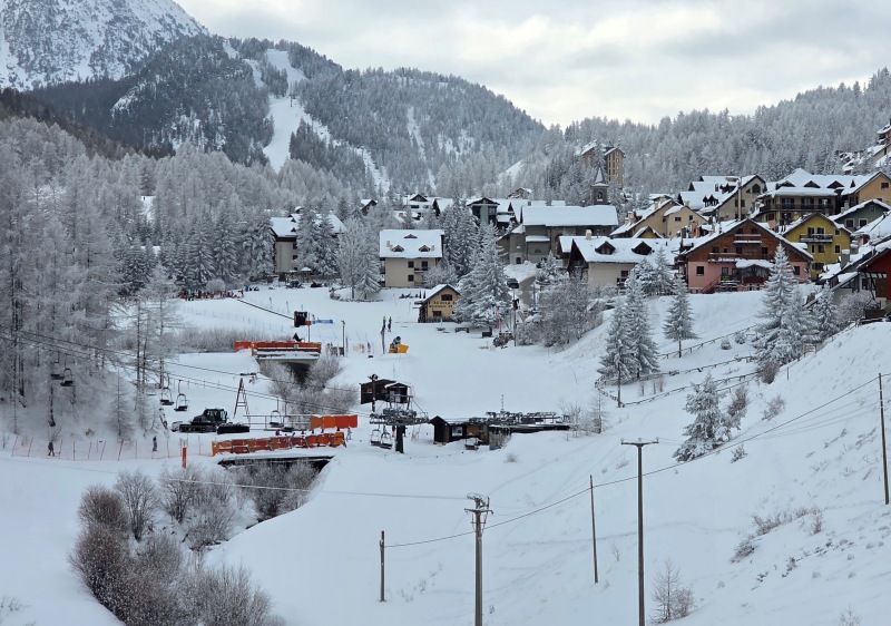 Claviere in mid-January