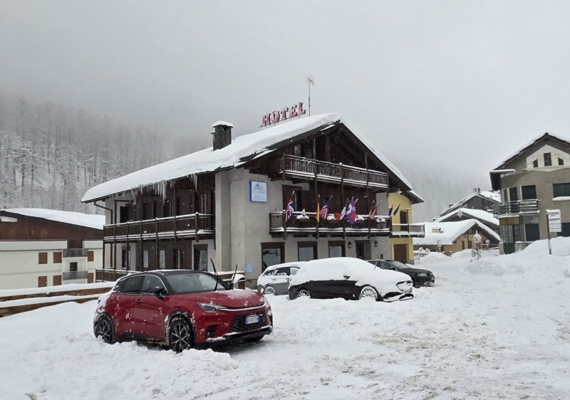 Hotel in Boragata below Sestriere 