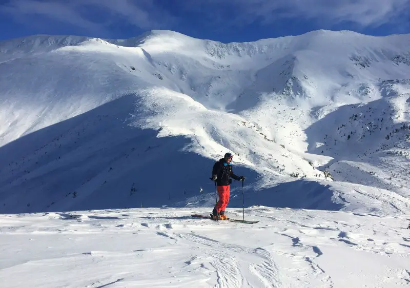 Bresovica ski resort alpine terrain - as good as anywhere in the world.
