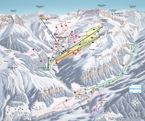 Malbun Ski Trail Map
