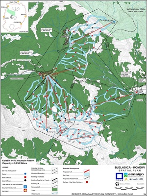 Kolasin Ski Resort Development Map