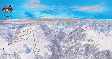 Muntele Mic Ski Trail Map