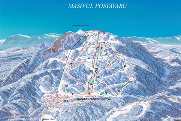 Poiana Brasov Ski Trail Map