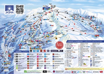 Jasna Chopok Ski Trail Map